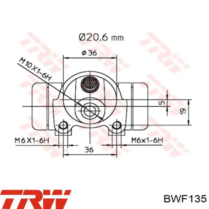 Робочий циліндр Febi 9598