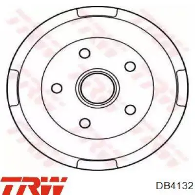 Барабан гальмівний задній TRW DB4132