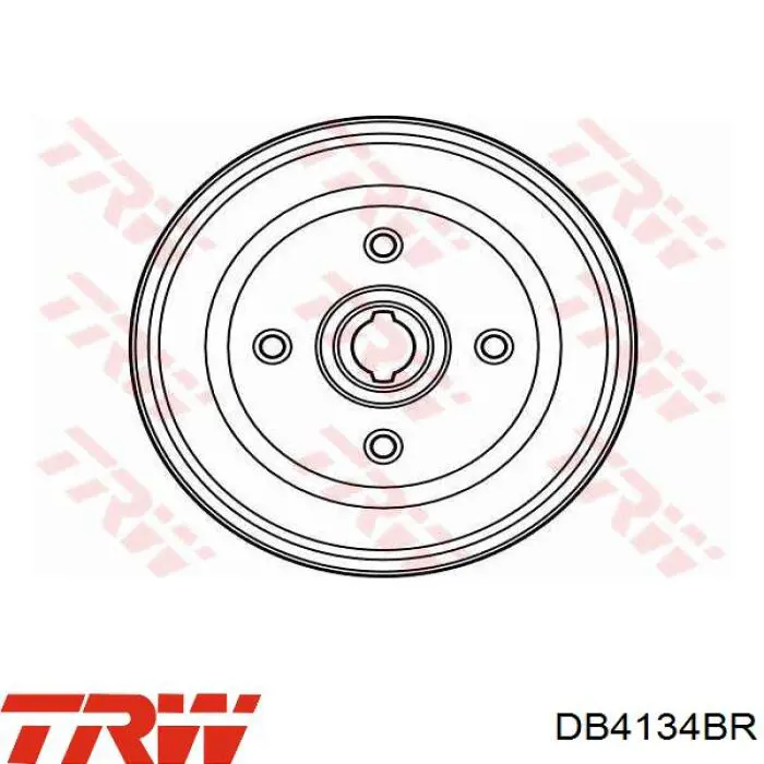 Купити DB4134BR TRW Барабан гальмівний задній