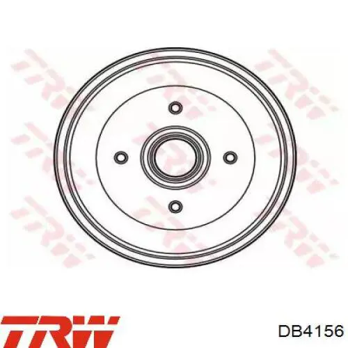 Барабан гальмівний задній TRW DB4156