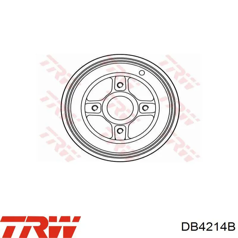 Барабан гальмівний задній 7701204836 Renault (RVI)