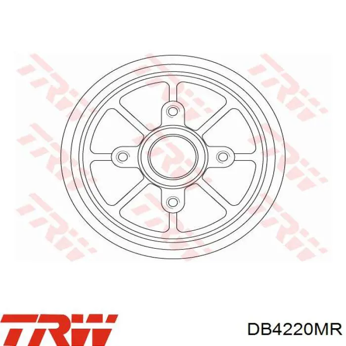 Барабан гальмівний задній DB4220MR TRW