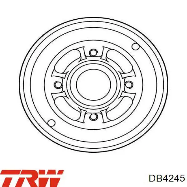Купити DB4245 TRW Барабан гальмівний задній