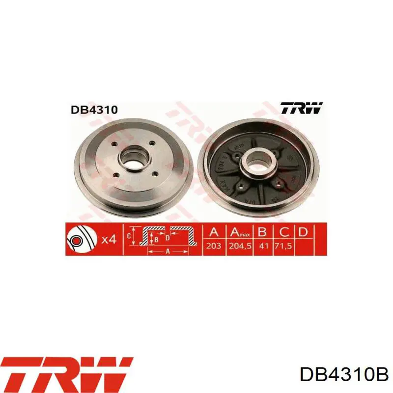 Купити BT2370 Optimal Барабан гальмівний задній