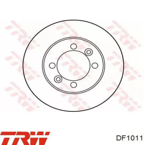 DF1011 TRW диск гальмівний передній