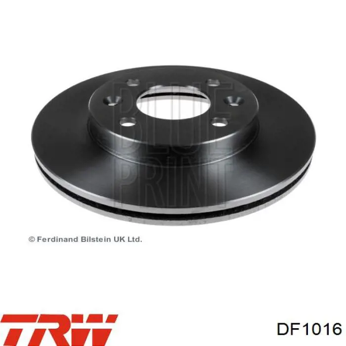 Гальмівні диски передні DF1016 TRW