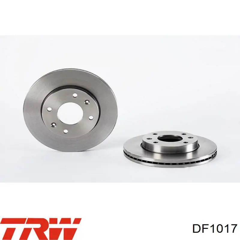Диск гальмівний передній TRW DF1017