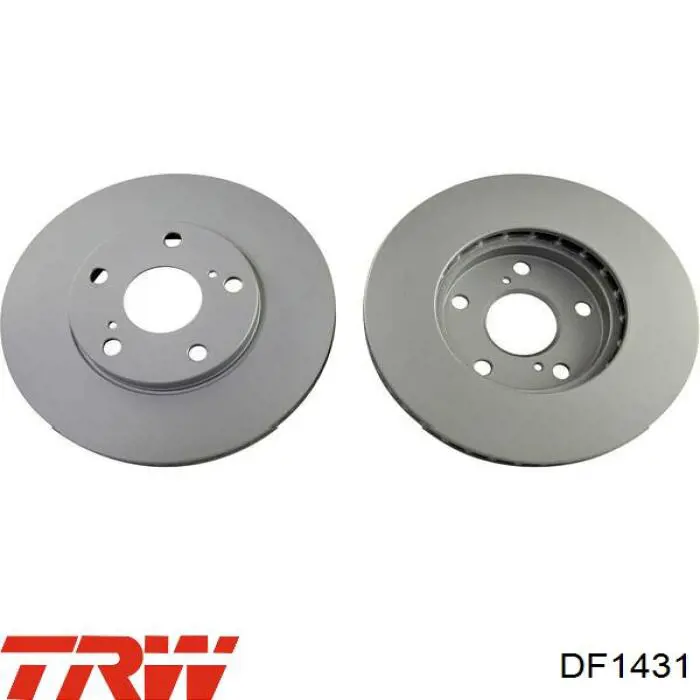 Диск гальмівний передній TRW DF1431