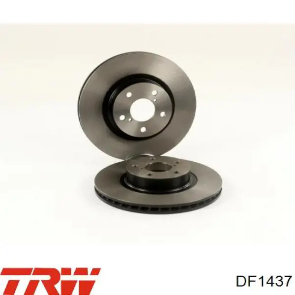 Диск гальмівний передній TRW DF1437
