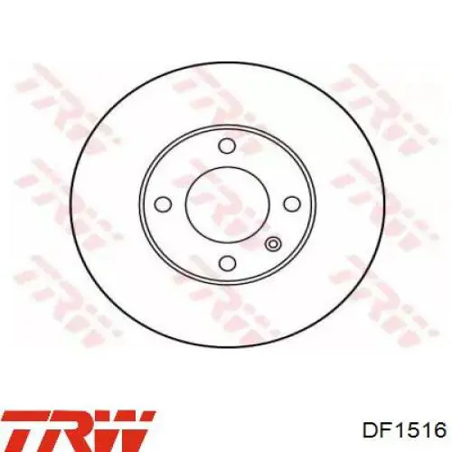 Диск гальмівний передній TRW DF1516