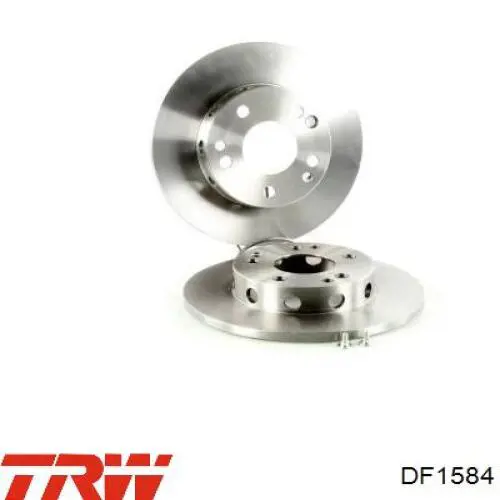 Диск гальмівний передній TRW DF1584