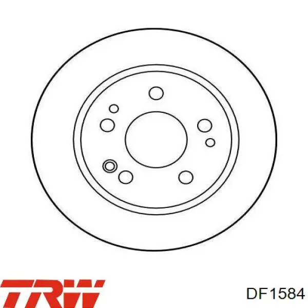 Купити DF1584 TRW Ротор гальмівний