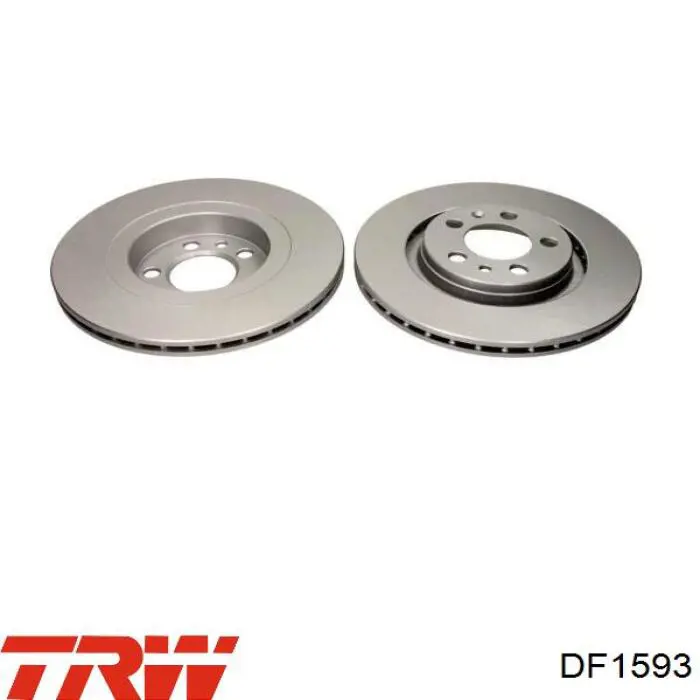 Диск гальмівний передній TRW DF1593