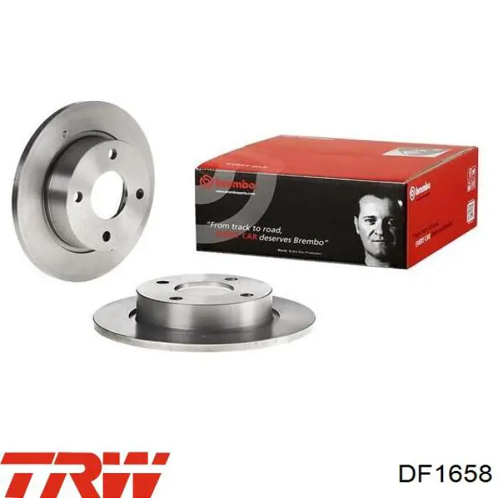Диск гальмівний передній TRW DF1658