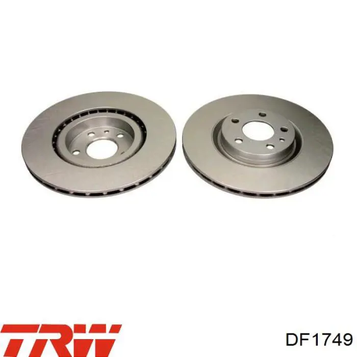Диск гальмівний передній TRW DF1749