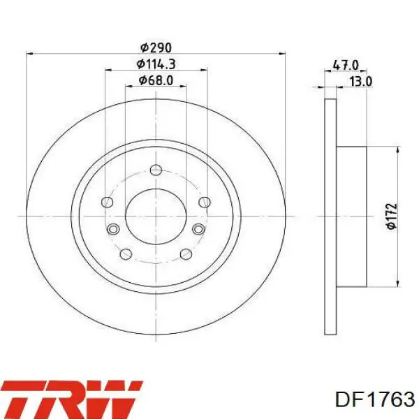 Диск переднього гальма GP GP1904531 ціна, від 82.80 USD