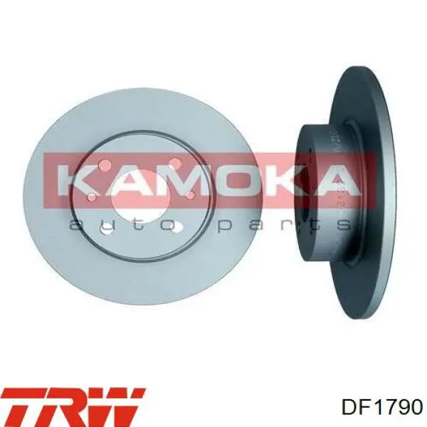 Диск гальмівний задній TRW DF1790