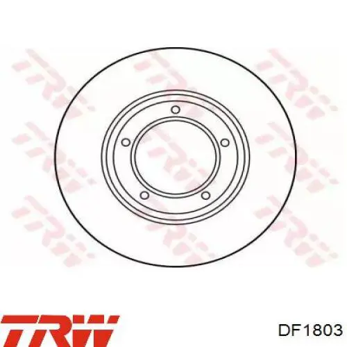 DF1803 TRW диск гальмівний передній