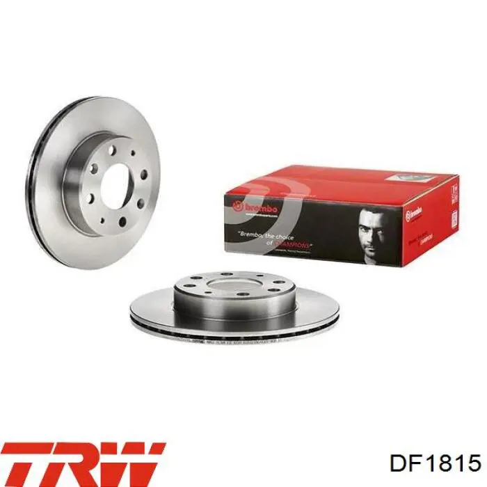 Диск гальмівний передній TRW DF1815