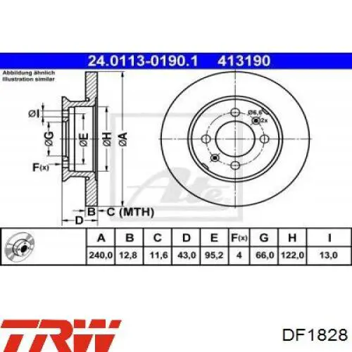 Диск переднього гальма Hart 215401 ціна, від 18.07 USD