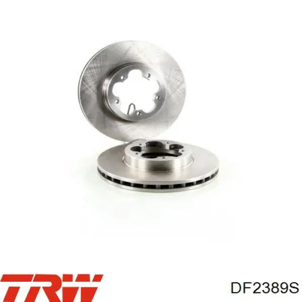 Диск гальмівний передній TRW DF2389S
