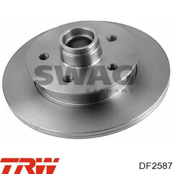 Диск переднього гальма TRW DF2587 ціна, від 40.67 USD
