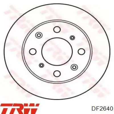 Диск переднього гальма TRW DF2640 ціна, від 28.93 USD