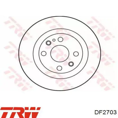 Задні дискові гальма TRW DF2703 ціна, від 20.58 USD