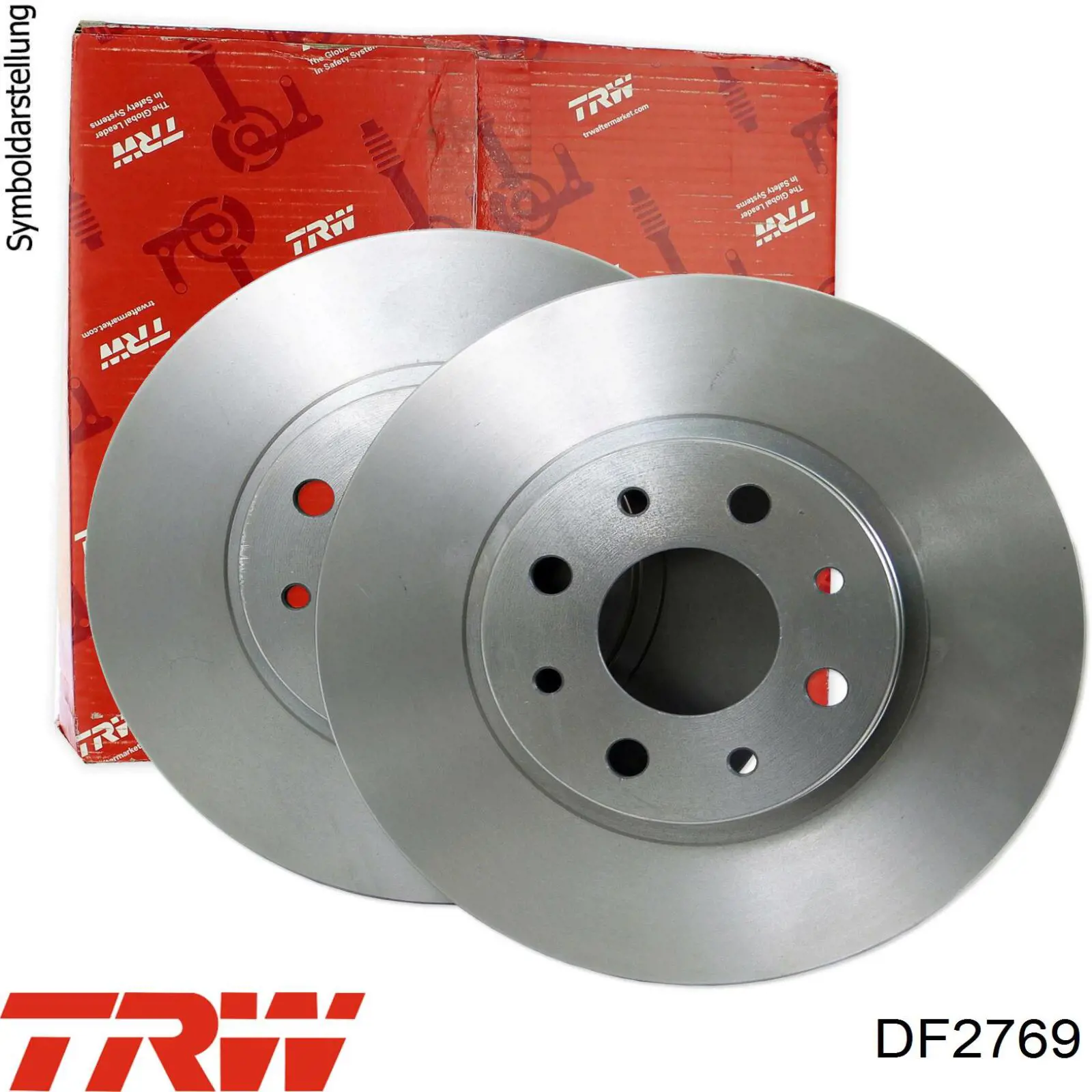 Диск гальмівний передній TRW DF2769