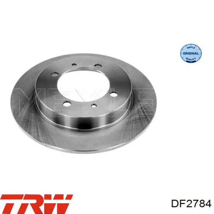 Диск гальмівний задній TRW DF2784