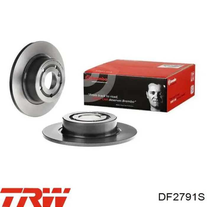 Задні дискові гальма TRW DF2791S ціна, від 46.48 USD
