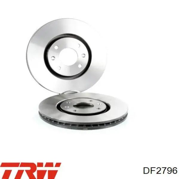 Диск переднього гальма TRW DF2796 ціна, від 36.93 USD
