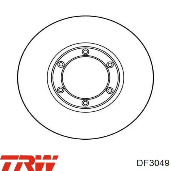 Купити DF3049 TRW Ротор гальмівний
