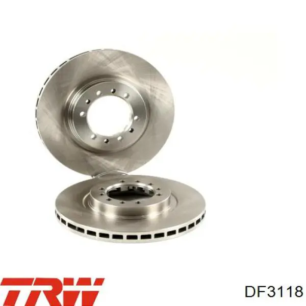 Диск гальмівний передній TRW DF3118