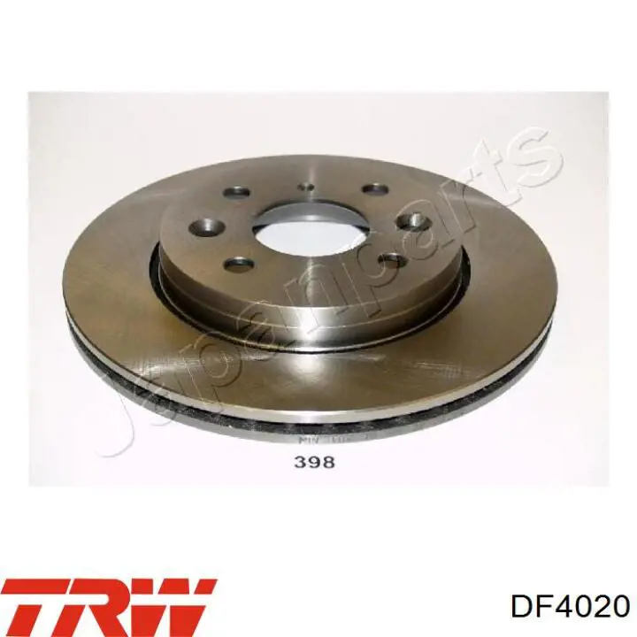 Гальмівні диски передні DF4020 TRW