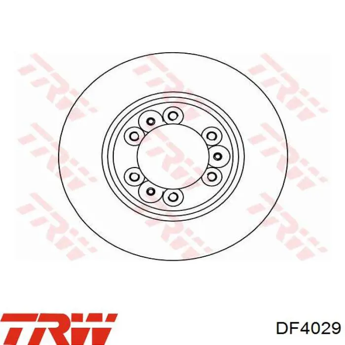 Купити DF4029 TRW Ротор гальмівний