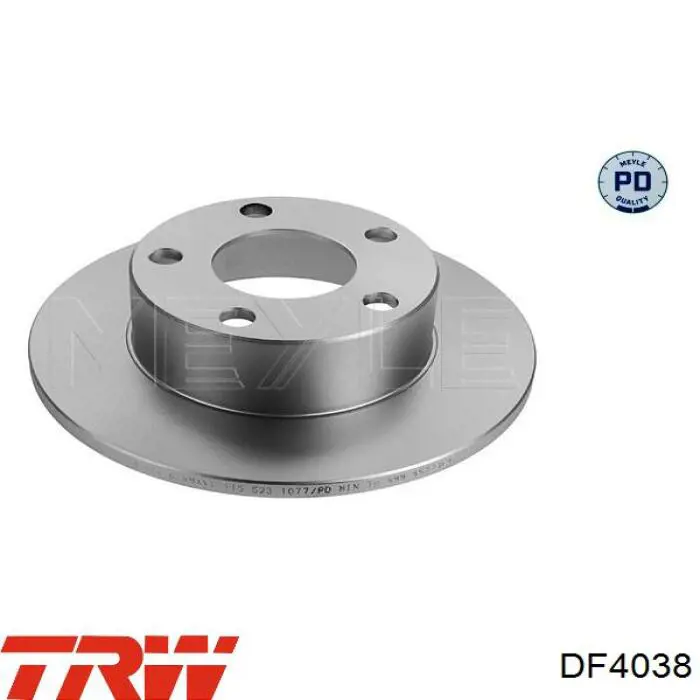 Диск гальмівний задній TRW DF4038