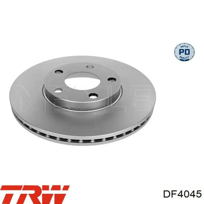 Гальмівні диски передні DF4045 TRW