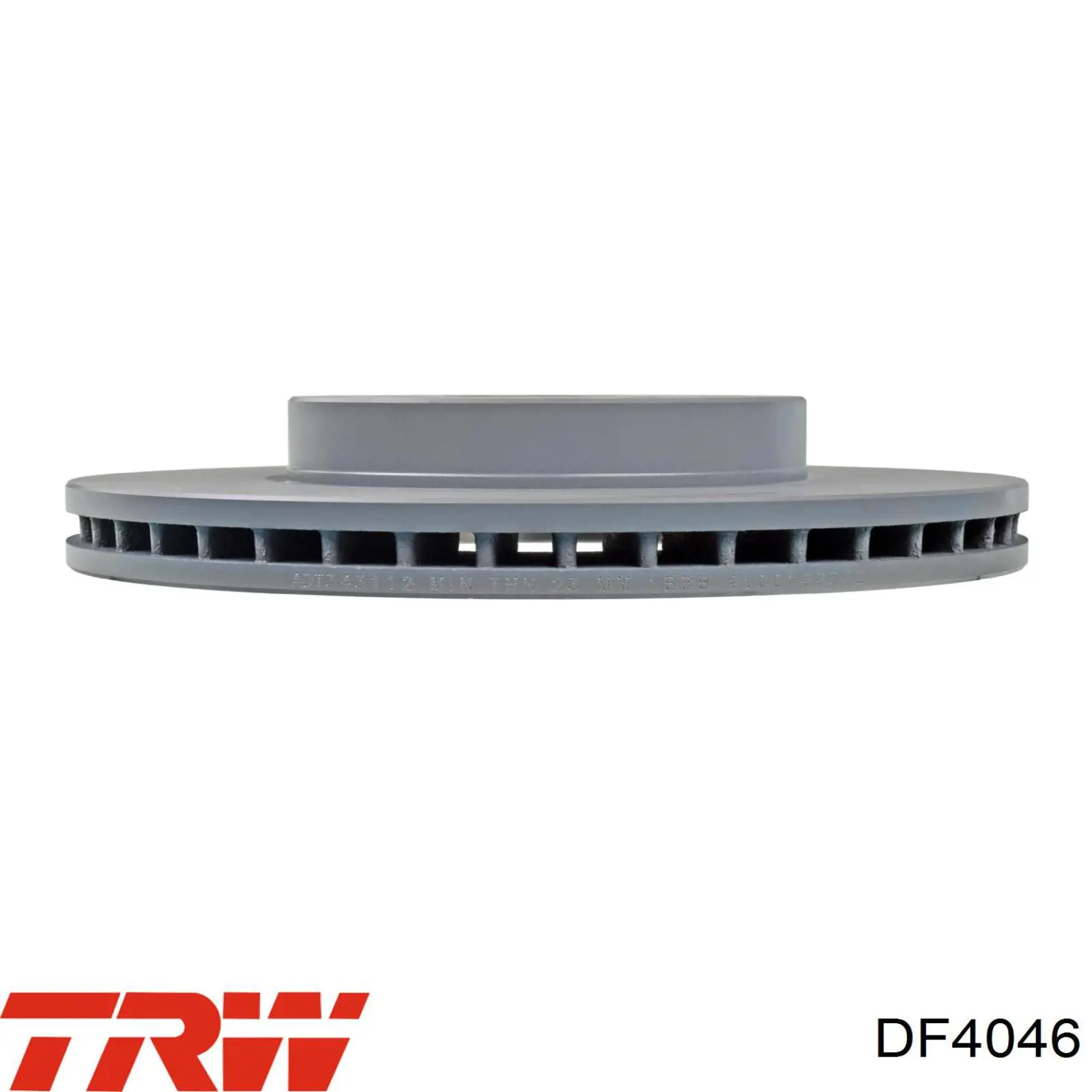 Диск гальмівний передній TRW DF4046