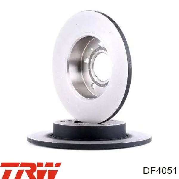 DF4051 TRW диск гальмівний задній