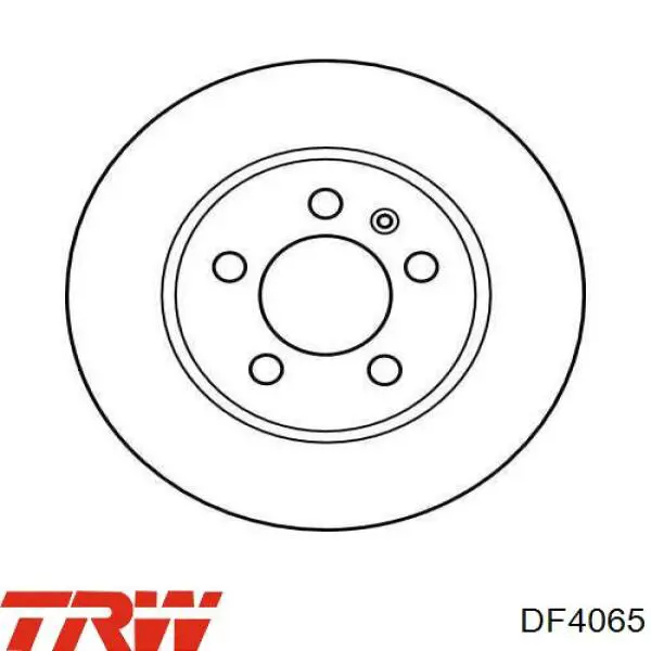 Диск гальмівний задній TRW DF4065