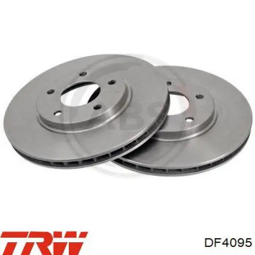 Диск гальмівний передній TRW DF4095