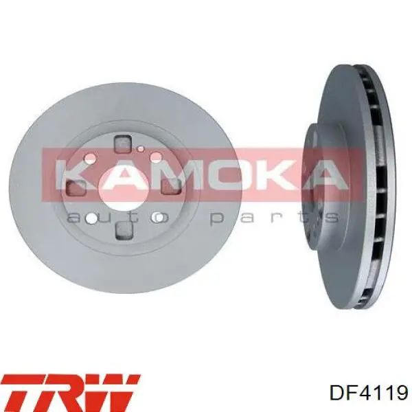 Гальмівні диски передні DF4119 TRW