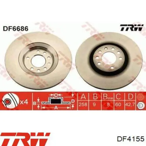 Гальмівні диски передні PB2875 Starline