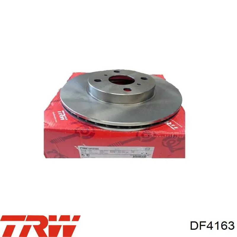 DF4163 TRW диск гальмівний передній
