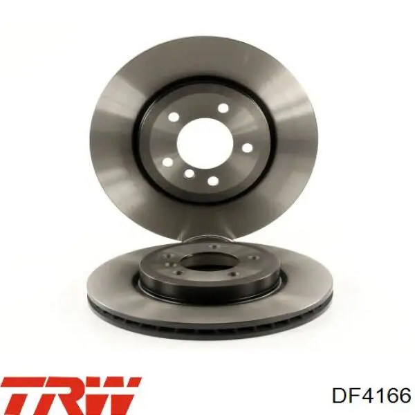 DF4166 TRW диск гальмівний передній