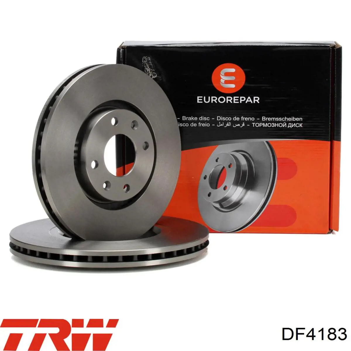 Диск переднього гальма TRW DF4183 ціна, від 35.98 USD