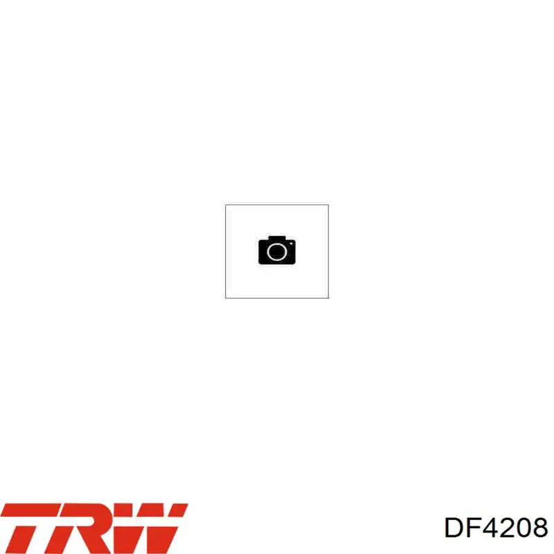 Диск гальмівний задній TRW DF4208