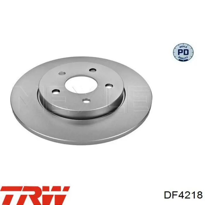 Диск гальмівний задній TRW DF4218