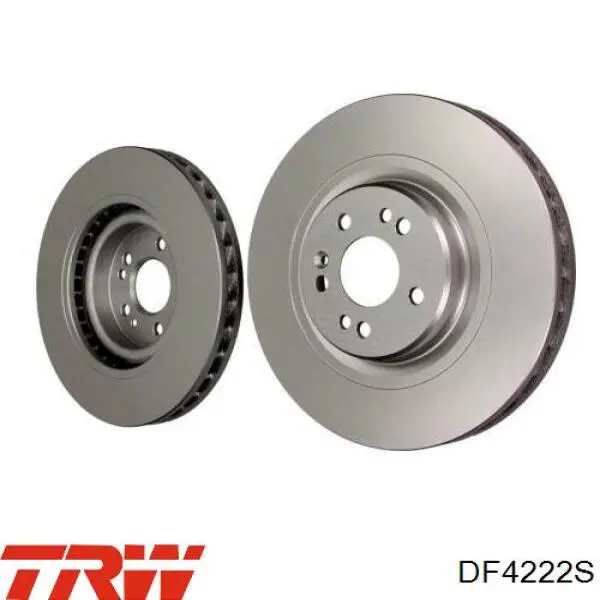 Диск переднього гальма TRW DF4222S ціна, від 82.91 USD